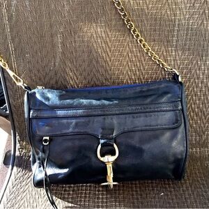 Rebecca Minkoff Black Leather Crossbody Bag